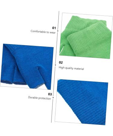 MERRYHAPY 2 Pairs Gel Gloves Hand Care Gloves for Cracked Skin Moisture Gloves Blue Moisturising Gloves Moisturizing Gloves Half Finger Skincare Gloves Gel Moisturizing Gloves Dipping - Buy Online on GoSupps.com