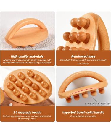 Holz Therapy Massage Tools - Professional Wooden Massage Brush & Maderoterapia Kit for Lymphatic Drainage - Buy Online on GoSupps.com