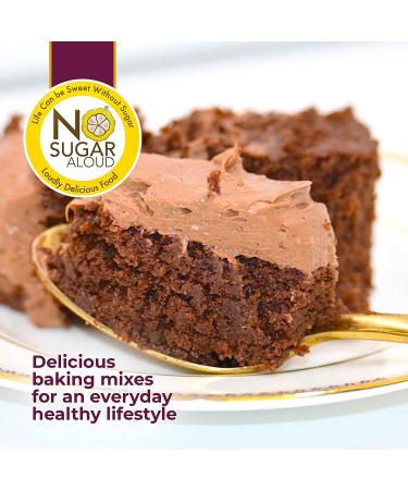 Low Carb Chocolate Cake Mix  Gluten-Free & Plant-Based Keto Baking Mix  High Protein  High Fiber  Natural  No Artificial Flavors  Dairy-Free & Paleo-Friendly  No Added Sugar  13.1 oz - No Sugar Aloud - Buy Online on GoSupps.com