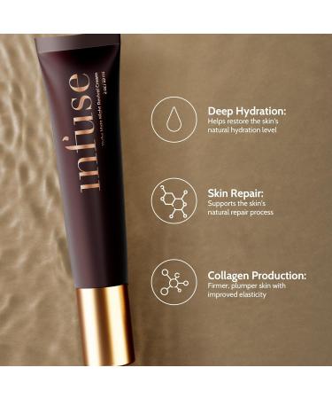 Infuse Yerba Mate Night Revival Cream | Advanced Anti-Aging Moisturizer for Radiant Skin | Best Night Cream for Women - Buy Online on GoSupps.com