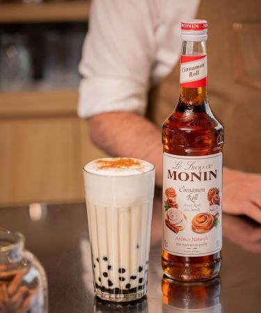 MONIN - Cinnamon Rolled Syrup Assortment - Cinnamon Roll and Apple Pie Syrup for Coffee Hot Chocolate Cappuccino Latte - Natural Flavors - 2x70 cl - Buy Online on GoSupps.com