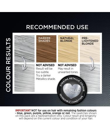 Colour Freedom Metallic Silver Blonde Permanent Hair Dye with PurePlex. Ultra Glossy Conditioning Hair Colour. 100% grey coverage. By Knight & Wilson. - Buy Online on GoSupps.com