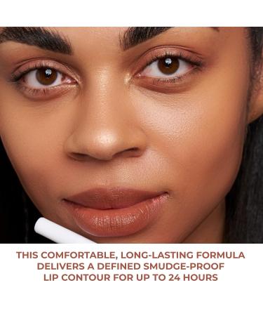 Lamel Matte Gel Lip Liner Pencil | Longwear Waterproof Formula | High Pigmented Burnt Ocher Shade | Cruelty-Free Paraben-Free - 403 1 7g/0.05oz - Buy Online on GoSupps.com