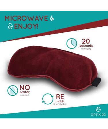 Plush Eye Mask | Ultra-Soft Moist Heat | Microwave Activated | Reusable - Buy Online on GoSupps.com