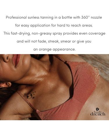 Body Drench Quick Tan Bronzing Spray Medium-Dark 6 Ounce (177ml) (2 Pack) - Buy Online on GoSupps.com