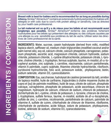 Similac Alimentum Hypoallergenic Baby Formula Ready To Use 4 x 237 mL 0+ Months - Buy Online on GoSupps.com