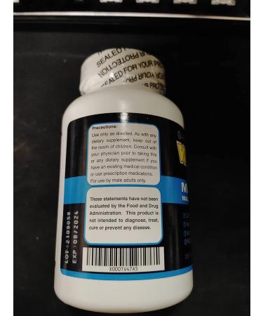Loaded Maximum Male Performance Supplement - 3 Bottles (90 Capsules) | Boost Energy & Vitality | International Shipping Available - Buy Online on GoSupps.com