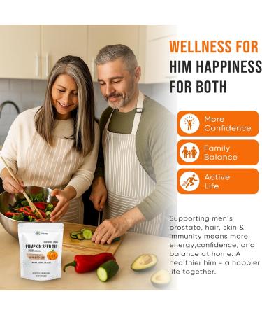 LA Synergy Pumpkin Seed Oil 3000mg 3-in-1 with Saw Palmetto and Zinc High-Potency Formula for Hair Skin Rich in Phytosterols & Fatty Acids Prostate Health Urinary Tract Support - 300 Counts - Buy Online on GoSupps.com