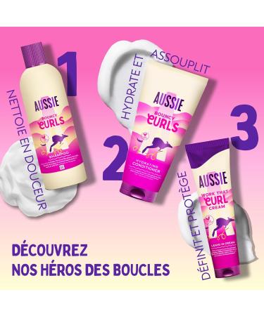 Aussie Bouncy Curls Apr s-Shampoing Hydratant 1000ml Boost d'Hydratation pour Cheveux Boucl s - Buy Online on GoSupps.com