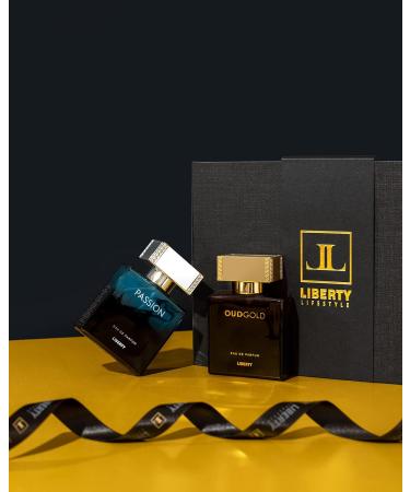 Liberty Luxury Perfume for Men Gift Set - Eau De Parfum (EDP) Spray Fragrances OudGold and Passion Scent (50ml/1.7Oz each) Designed in France Long Lasting Smell Passion & Oudgold 1.6 Fl Oz (Combo) - Buy Online on GoSupps.com