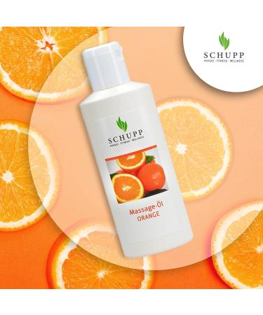 Buy Schupp Massage Oil Orange 200ml - Stimulating & Nourishing Oil for Perfect Gliding - Premium German Quality - Shop Now! - Buy Online on GoSupps.com