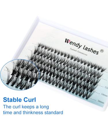 D Curl 0.07mm Mixed Cluster Lashes 8-16mm | 30 Root Individual Eyelash Extensions - Buy Online on GoSupps.com