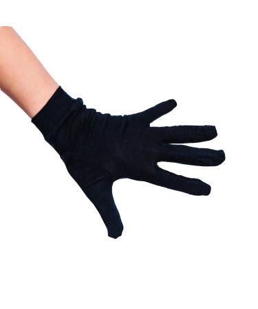 Remedywear Eczema Relief Gloves for Adults with Zinc (Adult S Black)