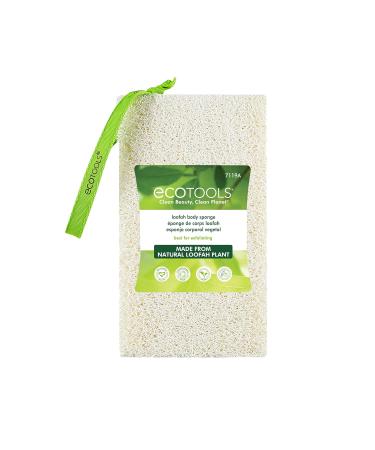 EcoTools Loofah Body Sponge - Exfoliating Body Scrubber for Men & Women - 3 Pack, Vegan & Cruelty-Free - Buy Online on GoSupps.com