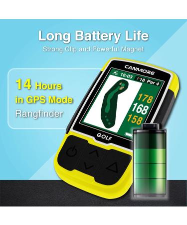Canmore HG200 Plus Golf GPS & Case - 41 000 Pre-Installed Courses Easy-to-Read Color Water-Repellent Design - Buy Online on GoSupps.com
