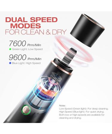 NICARE Premium Makeup Brush Cleaner & Dryer - Electric Automatic Brush Cleaner Spinner for Deep Cleaning Makeup Brushes - Beauty Tool for Quick & Efficient Cleansing (Black) - Buy Online on GoSupps.com