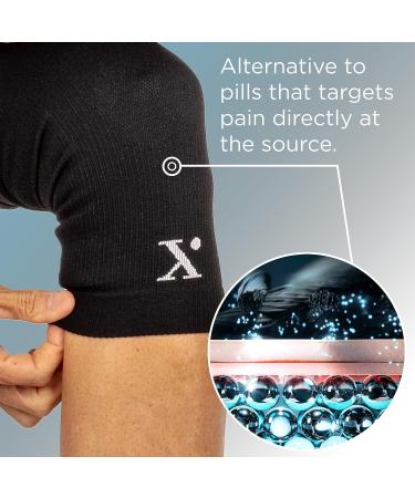 Pain Relieving Knee Compression Sleeve for Men & Women | NUFABRX Knee Brace for Arthritis & Tendonitis Relief - Buy Online on GoSupps.com