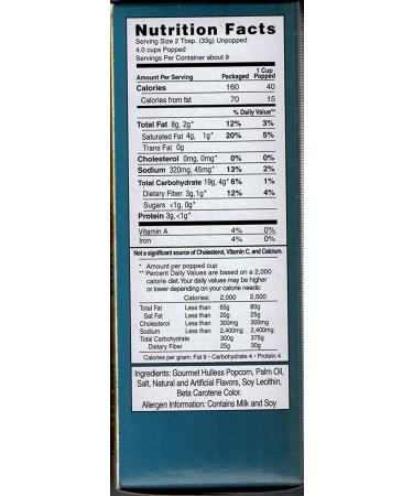 Riehle's Select Hulless Butter Microwave Popcorn - 3 Packs of 3.5 Ounce Each - Buy Online on GoSupps.com