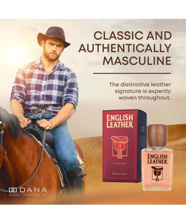 Dana English Leather Aftershave Splash (8 fl oz) & Cologne (8 fl oz) Bundle Rich & Sensual Scent for Men Classic Fragrances - Buy Online on GoSupps.com