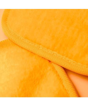 Washable & Reusable Makeup Remover Pads - Rectangular Microfiber Towels for Facial Cleansing - Lilly Skin Noble Peach (Set of 7) - Buy Online on GoSupps.com