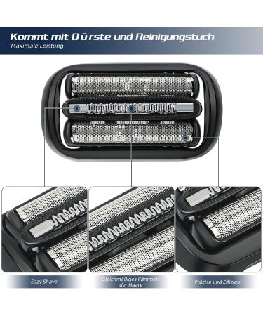 QKFON SCHANK Replacement Head for Braun Series 5/6 - Compatible Electric Shaver Shear 53b | International Shipping - Buy Online on GoSupps.com