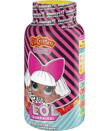 L'il Critters LOL Surprise Multivitamin Gummies - 190 Count Pack - Buy Online on GoSupps.com