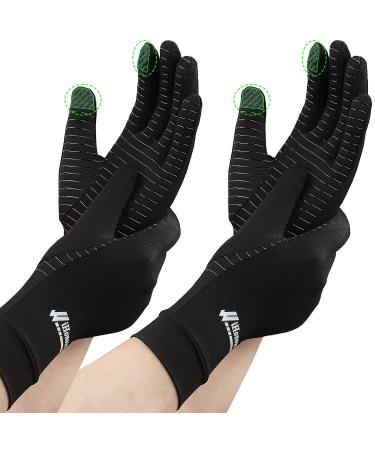 2-Pairs Pack Copper Full Finger Compression Gloves, Copper Arthritis Gloves for Women & Men Relieve Pain from Arthritis Pain, Swelling and Rheumatoid, and Everyday Hands Support (Medium (Pack of 2)) - Buy Online on GoSupps.com