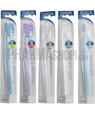 Inava Surgical Toothbrush 15/100 Random Color Selection