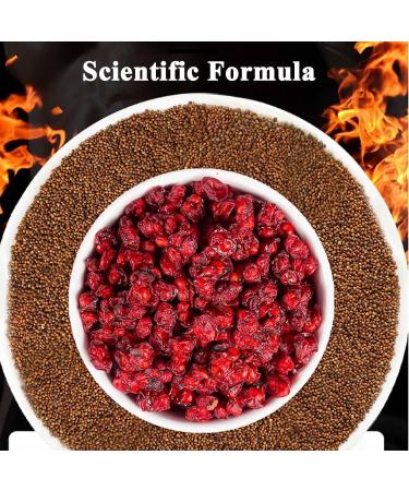  Men's Essentials Five Flavors Goji Berry Tea Five-Flavor Goji Berries Schisandra Dodder Tea Five Flavors Wolfberry Tea Health Liver Care Tea Essentials Pure Chinese Herbal Tea for Men (1Box) - Buy Online on GoSupps.com