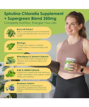 Nextdia Organic Spirulina Chlorella Gummies 1 Pack + Super Greens Gummies 2 Pack - Buy Online on GoSupps.com