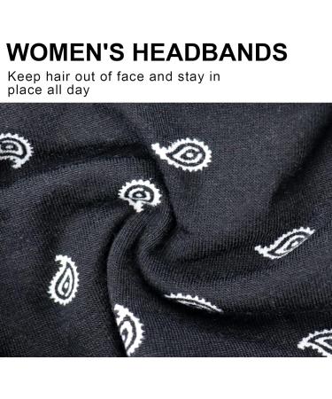Kavya Wide Boho Headbands for Women - 6 Piece Multicoloured Hairband Set - Buy Online on GoSupps.com