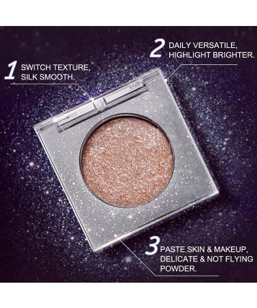 Jutqut Shimmer Glitter Eyeshadow Palette - Sparkle Champagne Gold Eye Shadow | Pigmented, Long Lasting & Ultra-Blendable Korean Eye Glitter | Perfect for Mother's Day Glam | Shop Now! - Buy Online on GoSupps.com