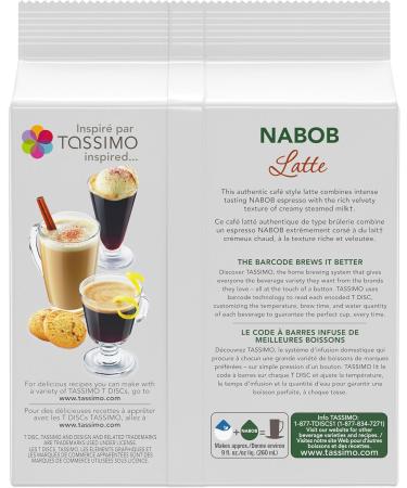 Tassimo Nabob Latte Coffee Single Serve T-Discs 263g (5 Boxes of 8 T-Discs) & Maxwell House House Blend Coffee Single Serve T-Discs 126g (5 Boxes of 16 T-Discs) Coffee+ Maxwell House House Blend - Buy Online on GoSupps.com