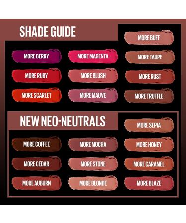 Maybelline Color Sensational Ultimatte Matte Lipstick - More Blaze Terracotta Rose, 0.06 Ounce - Buy Online on GoSupps.com