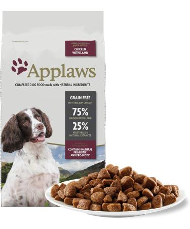 Applaws Complete Chicken with Lamb Grain Free Dry Dog Food for Small and Medium Adult Breeds - 1 x 7.5 kg Bag - Buy Online on GoSupps.com