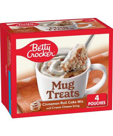 Betty Crocker Mug Treats Cinnamon Roll 11.8 oz 4 ct (Pack of 6) Cinnamon-Raisin 11.8 Ounce (Pack of 6)