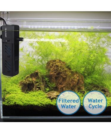 NO.17 8W Aquarium Internal Filter - 800L/H Adjustable Water Pump for 150-300L Aquariums - Buy Online on GoSupps.com