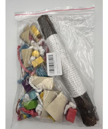 HPiano Parrot Toys - Natural Wood Bird Swings & Chewing Accessories for Parrots | Colorful Hanging Toys - Buy Online on GoSupps.com