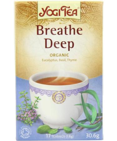 Yogi Tea | Breathe Deep - Organic | 4 X 17 Bags - Buy Online on GoSupps.com