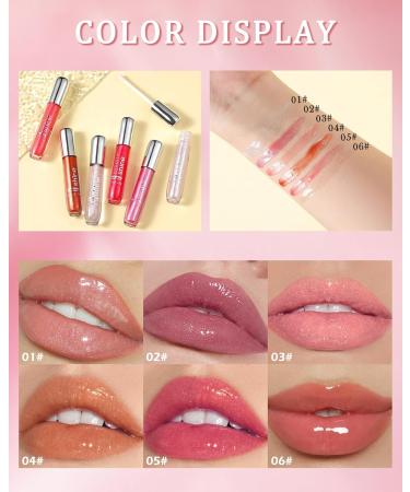 Clear Lip Gloss & Plumper | Hydrating High Shine Lip Oil | Long Lasting Moisturizing Lip Care for Women & Girls - Buy Online on GoSupps.com