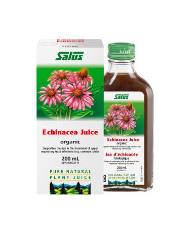 Salus Echinacea Fresh Plant Juice | Cough & Cold Defense Herbal Supplement | Reduces Inflammation | Immune System Support for Adults and Kids | Vegan-Friendly