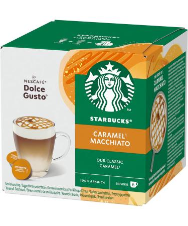 Nescaf Dolce Gusto Starbucks Caramel Macchiato Set of 3 Latte Macchiato with Caramel Coffee Capsule Roasted Coffee 3 x 12 Capsules - Buy Online on GoSupps.com