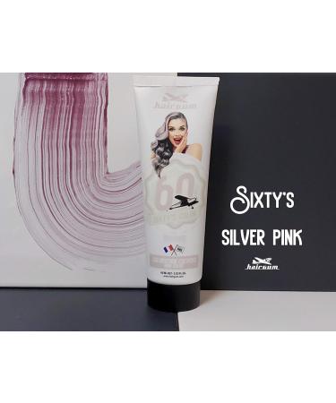 Coloration Cr me pour Cheveux Semi Permanente Sixty's Color Hairgum Silver Pink 60ml - Buy Online on GoSupps.com