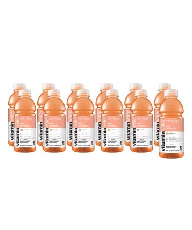 Vitamin Water ZERO Sugar | Gutsy - Watermelon Peach - 20 Fl Oz Bottles, Nutrient Enhanced Flavored Water w/ Vitamins, Antioxidants, Electrolytes | Pack of 12