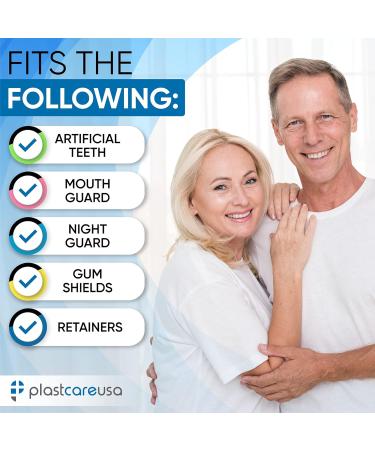 White 30 Pack Denture Cases - Dental Box for Teeth & Mouth Guards - Buy Online on GoSupps.com