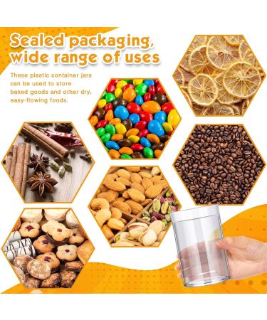 Patelai 4 Pieces Round Clear Wide-mouth Leak Proof Plastic Container Jars with Lids for Travel Storage Makeup Beauty Products Face Creams Oils Salves Ointments DIY Making or Others (White 12 Ounce) - Buy Online on GoSupps.com