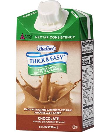 Thick & Easy Thickened 2 Chocolate Nectar Dairy Beverage 8oz (Pack of 27) - Buy Online on GoSupps.com