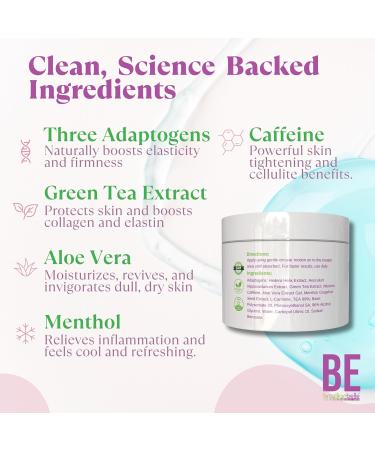 Brazilian Belle Cold Firming Gel - Skin Tightening & Anti Cellulite Gel with Caffeine - Advanced Skin Firming & Body Firming Cream for Loose & Sagging Skin - Buy Online on GoSupps.com