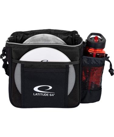 DD DYNAMIC DISCS Latitude 64 Slim Disc Golf Bag | Introductory Disc Golf Bag | Great for Beginners and Casual Disc Golf Rounds | Lightweight and Durable Frisbee Golf Bag | 8-10 Disc Capacity Black
