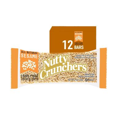 Nutty Crunchers Bars (Sesame 12 Bars/box) Sesame 12 Bars/box